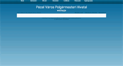 Desktop Screenshot of pecel-hivatal.hu