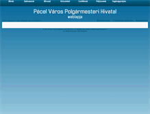 Tablet Screenshot of pecel-hivatal.hu